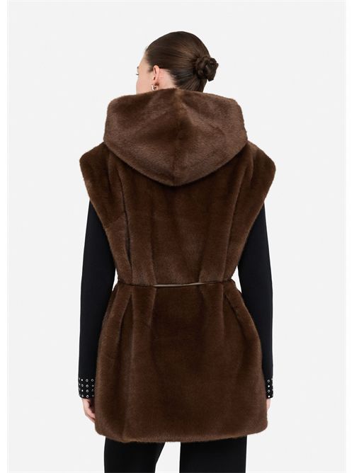 Gilet con cappuccio LIU JO | MF5364E1044/90915
